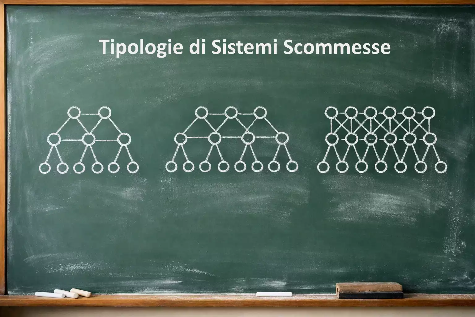 Lavagna con diagrammi dei sistemi Trixie, Yankee e Patent